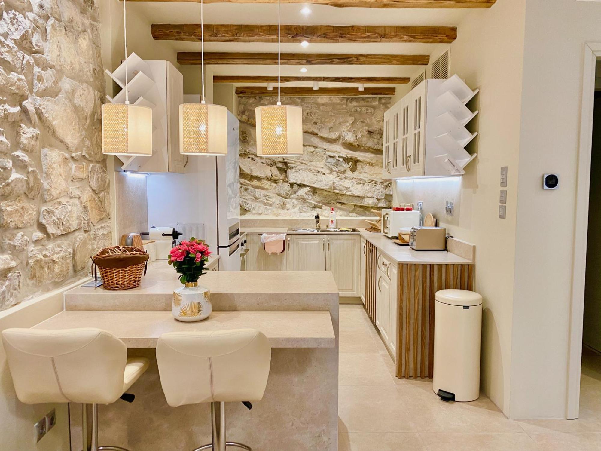 Sea-Front Jacuzzi&Garden Luxury Rock Villa Ermioni Esterno foto